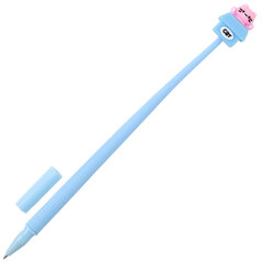 Ручка фигурная силиконовая шариковая FUNSTER (ФАНСТЕР) &laquo;SILICONE MIX&raquo;, СИНЯЯ, корпус ассорти, узел 0,7 мм, линия письма 0,35 мм, 144370