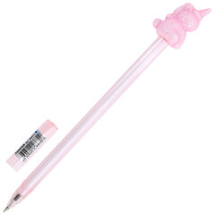 Ручка с топпером с блёстками шариковая масляная FUNSTER (ФАНСТЕР) &laquo;SHINY MIX&raquo;, СИНЯЯ, корпус ассорти, узел 0,7 мм, линия 0,35 мм, 144371