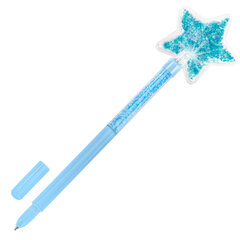 Ручка с топпером с блестками шариковая FUNSTER &laquo;MAGIC STAR&raquo;, СИНЯЯ, ассорти, пишущий узел 0,7 мм, линия письма 0,35 мм, 144379