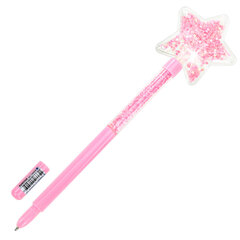 Ручка с топпером с блестками шариковая FUNSTER &laquo;MAGIC STAR&raquo;, СИНЯЯ, ассорти, пишущий узел 0,7 мм, линия письма 0,35 мм, 144379