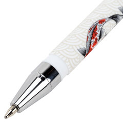 Ручка шариковая с принтом FUNSTER (ФАНСТЕР) STICK &laquo;FISH KOI&raquo;, СИНЯЯ, SOFT TOUCH покрытие, узел 0,7 мм, линия письма 0,35 мм, 144388