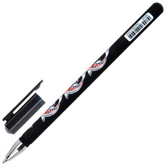 Ручка шариковая с принтом FUNSTER (ФАНСТЕР) STICK &laquo;FISH KOI&raquo;, СИНЯЯ, SOFT TOUCH покрытие, узел 0,7 мм, линия письма 0,35 мм, 144388