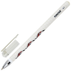 Ручка шариковая с принтом FUNSTER (ФАНСТЕР) STICK &laquo;FISH KOI&raquo;, СИНЯЯ, SOFT TOUCH покрытие, узел 0,7 мм, линия письма 0,35 мм, 144388