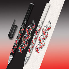 Ручка шариковая с принтом FUNSTER STICK &laquo;FISH KOI&raquo;, СИНЯЯ, SOFT TOUCH покрытие, узел 0,7 мм, линия письма 0,35 мм, 144388