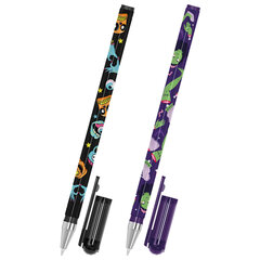 Ручка шариковая с принтом FUNSTER STICK &laquo;MONSTERS&raquo;, СИНЯЯ, SOFT TOUCH покрытие, узел 0,7 мм, линия 0,35 мм, 144390