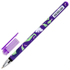 Ручка шариковая с принтом FUNSTER (ФАНСТЕР) STICK &laquo;MONSTERS&raquo;, СИНЯЯ, SOFT TOUCH покрытие, узел 0,7 мм, линия 0,35 мм, 144390