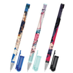 Ручка шариковая с принтом FUNSTER STICK &laquo;ANIME&raquo;, СИНЯЯ, SOFT TOUCH покрытие, узел 0,7 мм, линия 0,35 мм, 144392