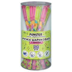 Ручка шариковая с принтом FUNSTER STICK &laquo;CUTE CAPY&raquo;, СИНЯЯ, SOFT TOUCH покрытие, узел 0,7 мм, линия письма 0,35 м, 144393