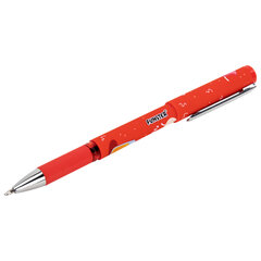 Ручка шариковая с грипом FUNSTER (ФАНСТЕР) GRIP &laquo;TASTY FOOD&raquo;, СИНЯЯ, пишущий узел 0,7 мм, линия письма 0,35 мм, 144394