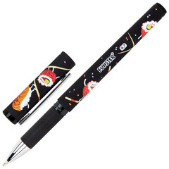 Ручка шариковая с грипом FUNSTER (ФАНСТЕР) GRIP &laquo;TASTY FOOD&raquo;, СИНЯЯ, пишущий узел 0,7 мм, линия письма 0,35 мм, 144394