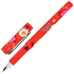 Ручка шариковая с грипом FUNSTER (ФАНСТЕР) GRIP &laquo;TASTY FOOD&raquo;, СИНЯЯ, пишущий узел 0,7 мм, линия письма 0,35 мм, 144394