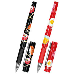 Ручка шариковая с грипом FUNSTER GRIP &laquo;TASTY FOOD&raquo;, СИНЯЯ, пишущий узел 0,7 мм, линия письма 0,35 мм, 144394