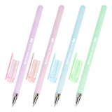 Ручка шариковая BRAUBERG "SOFT PASTEL", СИНЯЯ, корпус ассорти, узел 0,7 мм, линия 0,35 мм, 144397