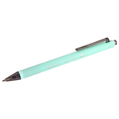 Ручка шариковая автоматическая BRAUBERG &laquo;VIVID PASTEL&raquo;, корпус soft-touch, СИНЯЯ, пишущий узел 0,7 мм, линия письма 0,35 мм, 144404