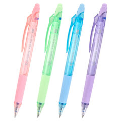 Ручка гелевая стираемая автоматическая BRAUBERG &laquo;X-ERASE RT PASTEL COLOR&raquo;, СИНЯЯ, пишущий узел 0,7 мм, линия письма 0,5 мм, 144424