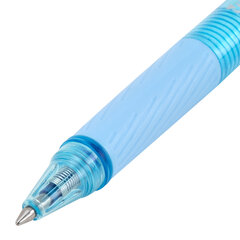 Ручки гелевые стираемые автоматические BRAUBERG &laquo;X-ERASE RT PASTEL COLOR&raquo;, СИНИЕ, НАБОР 4 ШТ., пишущий узел 0,7 мм, линия 0,5 мм, 144426