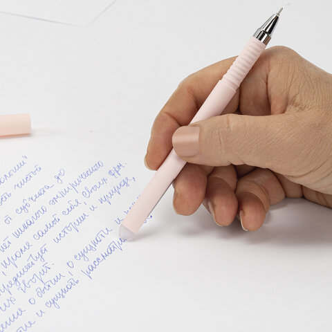 Ручка стираемая гелевая FUNSTER (ФАНСТЕР) "CUTE ANIMALS", СИНЯЯ, корпус soft-touch ассорти, узел 0,5 мм, линия письма 0,35 мм, 144434 - фото 12