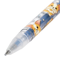 Ручки гелевые КЛАССИЧЕСКИЕ BRAUBERG KIDS &laquo;CUTE ANIMALS&raquo;, НАБОР 6 ЦВЕТОВ, корпус с печатью, узел 1 мм, линия письма 0,7 мм, 144441