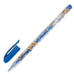 Ручки гелевые КЛАССИЧЕСКИЕ BRAUBERG KIDS &laquo;CUTE ANIMALS&raquo;, НАБОР 12 ЦВЕТОВ, корпус с печатью, узел 1 мм, линия письма 0,7 мм, 144445