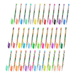 Ручки гелевые BRAUBERG KIDS &laquo;CUTE ANIMALS&raquo;, НАБОР 36 ЦВЕТОВ, корпус с печатью, узел 1 мм, линия письма 0,7 мм, 144448