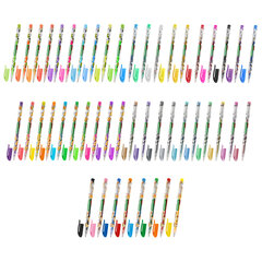 Ручки гелевые BRAUBERG KIDS &laquo;CUTE ANIMALS&raquo;, НАБОР 48 ЦВЕТОВ, корпус с печатью, узел 1 мм, линия письма 0,7 мм, 144449