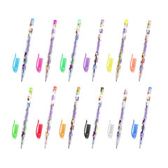 Ручки гелевые ЮНЛАНДИЯ, НАБОР 36 ЦВЕТОВ, узел 1 мм, линия письма 0,5 мм, 144451