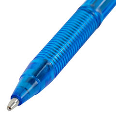 Ручка шариковая STAFF &laquo;Basic BP-66 BLUE&raquo;, СИНЯЯ, корпус синий, узел 1 мм, линия письма 0,5 мм, 144454