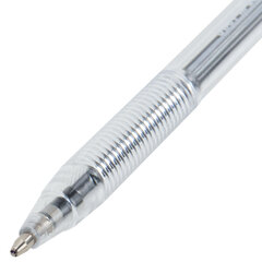 Ручка шариковая STAFF &laquo;Basic BP-66 CLASSIC&raquo;, СИНЯЯ, корпус прозрачный, узел 1 мм, линия письма 0,5 мм, 144455