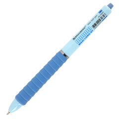 Ручка шариковая автоматическая С УДЛИНЕННЫМ ГРИПОМ BRAUBERG &laquo;MAXI LONG RT&raquo;, СИНЯЯ, игольчатый узел 0,5 мм, линия письма 0,35 мм, 144457