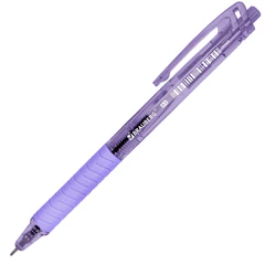 Ручка шариковая автоматическая с грипом BRAUBERG &laquo;CLASSIC PASTEL&raquo;, СИНЯЯ, корпус ассорти, пишущий узел 0,5 мм, линия письма 0,35 мм, 144468