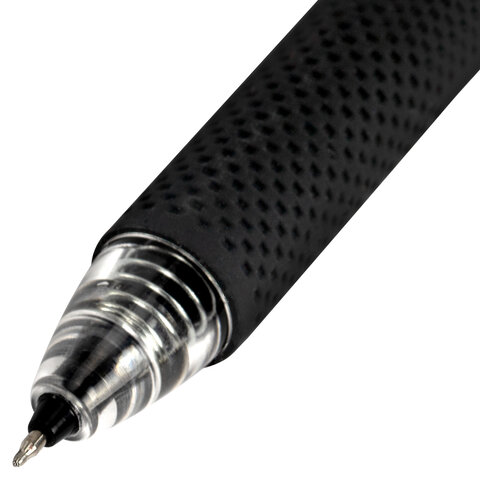 Ручка гелевая автоматическая BRAUBERG "X-WRITER 1700" УВЕЛИЧЕННАЯ ДЛИНА ПИСЬМА 1700 м, ЧЁРНАЯ, игольчатый узел 0,5 мм, линия 0,35 мм, 144472 - фото 5