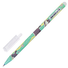 Ручка стираемая гелевая, кросс-серия &laquo;МИЛЫЕ КОТЫ&raquo;, BRAUBERG, СИНЯЯ, корпус ассорти, игольчатый наконечник 0,5 мм, линия 0,35 мм, 144481