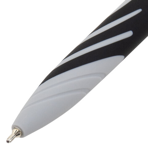 Ручка шариковая автоматическая BRAUBERG "ULTRA COLOR CLASSIC", корпус ассорти, СИНЯЯ, пишущий узел 0,7 мм, линия письма 0,35 мм, 144498 - фото 8