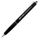 Ручка шариковая автоматическая BRAUBERG "OIL-BASE BLACK", СИНЯЯ, пишущий узел 0,5 мм, линия письма 0,35 мм, 144499