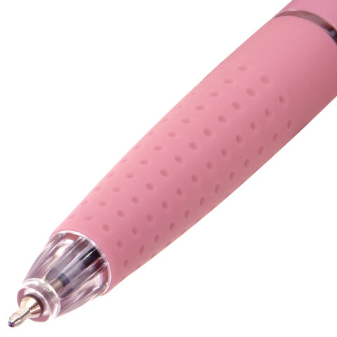 Ручка шариковая автоматическая BRAUBERG "OIL-BASE VINTAGE", корпус ассорти, СИНЯЯ, пишущий узел 0,5 мм, линия письма 0,3 мм, 144500 - фото 9