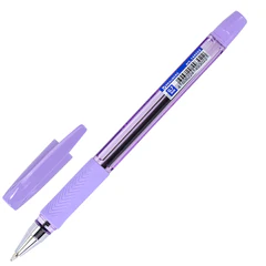 Ручка шариковая BRAUBERG BP-GT PASTEL, СИНЯЯ, корпус ассорти, пишущий узел 0,7 мм, линия письма 0,35 мм, 144503