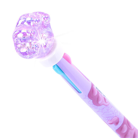 Ручка-спиннер многоцветная с акриловым топпером FUNSTER (ФАНСТЕР) "SHINY PETS", 3 ЦВЕТА, ассорти, узел 0,7 мм, линия письма 0,35 мм, 144518 - фото 9