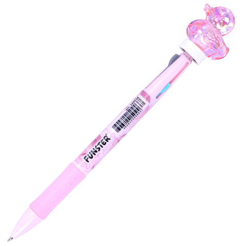Ручка-спиннер многоцветная с акриловым топпером FUNSTER (ФАНСТЕР) "SHINY PETS", 3 ЦВЕТА, ассорти, узел 0,7 мм, линия письма 0,35 мм, 144518 - фото 5