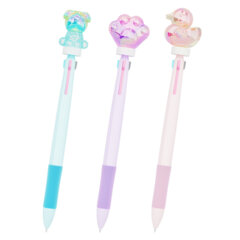 Ручка-спиннер многоцветная с акриловым топпером FUNSTER &laquo;SHINY PETS&raquo;, 3 ЦВЕТА, ассорти, пишущий узел 0,7 мм, линия письма 0,35 мм, 144518