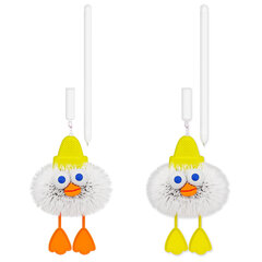 Ручка с пушистой подвеской шариковая FUNSTER &laquo;FLUFFY DUCK&raquo;, СИНЯЯ, ассорти, пишущий узел 0,7 мм, 144525