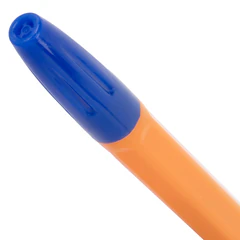 Ручки шариковые с грипом BRAUBERG &laquo;ULTRA GT ORANGE&raquo;, НАБОР 8 ШТУК, СИНИЕ, корпус оранжевый, узел 0,7 мм, линия 0,35 мм, 144530