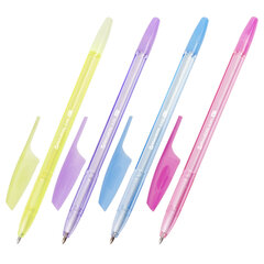 Ручки шариковые BRAUBERG &laquo;X-333 PASTEL&raquo;, НАБОР 8 ШТУК, СИНИЕ, узел 0,7 мм, линия письма 0,35 мм, 144531