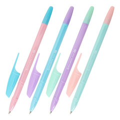 Ручки шариковые BRAUBERG &laquo;X-333 PASTEL MIX&raquo;, НАБОР 8 ШТУК, СИНИЕ, узел 0,7 мм, линия письма 0,35 мм, 144535