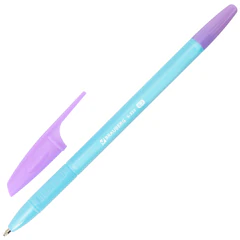 Ручки шариковые BRAUBERG &laquo;X-333 PASTEL MIX&raquo;, НАБОР 8 ШТУК, СИНИЕ, узел 0,7 мм, линия письма 0,35 мм, 144535
