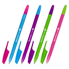 Ручки шариковые BRAUBERG &laquo;X-333 MIX&raquo;, НАБОР 8 ШТУК, СИНИЕ, узел 0,7 мм, линия 0,35 мм, 144536