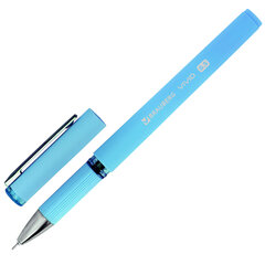 Ручка гелевая с грипом BRAUBERG &laquo;VIVID PASTEL&raquo;, СИНЯЯ, корпус ассорти, игольчатый узел 0,5 мм, линия письма 0,35 мм, 144539