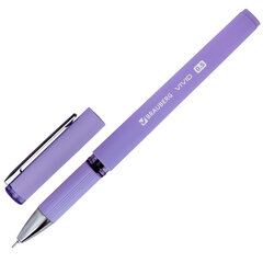 Ручка гелевая с грипом BRAUBERG &laquo;VIVID PASTEL&raquo;, СИНЯЯ, корпус ассорти, игольчатый узел 0,5 мм, линия письма 0,35 мм, 144539