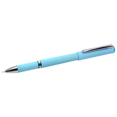 Ручка гелевая с грипом BRAUBERG &laquo;VIVID PASTEL&raquo;, СИНЯЯ, корпус ассорти, игольчатый узел 0,5 мм, линия письма 0,35 мм, 144539