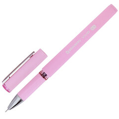Ручки гелевые с грипом BRAUBERG &laquo;VIVID PASTEL&raquo;, СИНИЕ, НАБОР 3 ШТ., игольчатый узел 0,5 мм, линия письма 0,35 мм, 144540