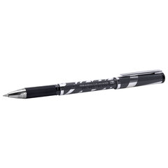 Ручка гелевая с грипом BRAUBERG &laquo;GRAPHITE VIVID&raquo;, ЧЕРНАЯ, пишущий узел 0,5 мм, линия письма 0,35 мм, 144542